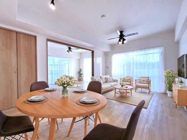 サニークレスト湘南八景２の居間・リビング|家具類はCGイメージです。