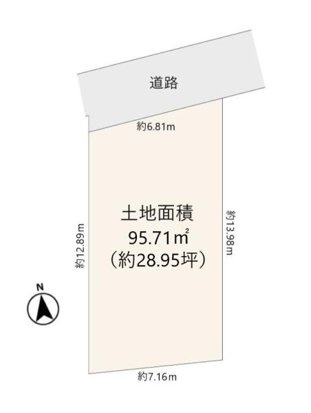 逗子市桜山５丁目の新築一戸建の区画図