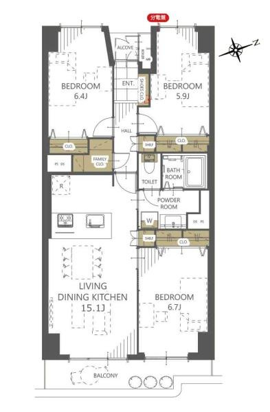 第３大船パークタウンＧ棟