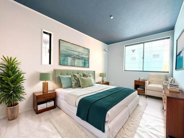 川崎市川崎区桜本２丁目の新築一戸建の洋室|※家具類はCGイメージです。