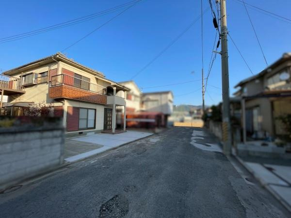 和歌山市善明寺　中古戸建の前面道路含む現地写真