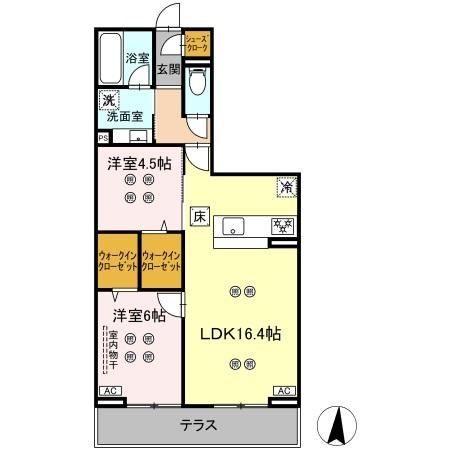 ローテ　ベルクの間取り