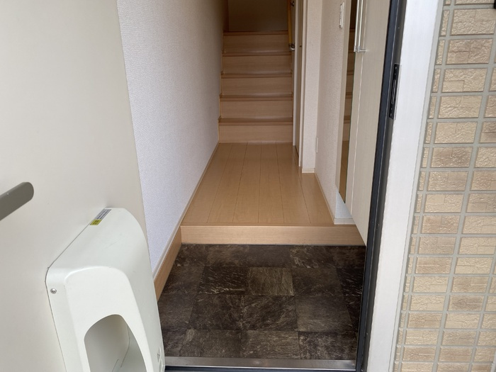 エントピア　A棟の玄関