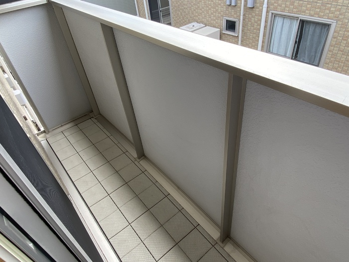 エントピア　A棟のバルコニー