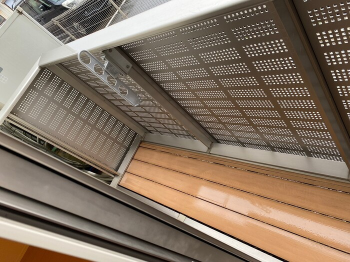 コロナーレ豊岡のバルコニー