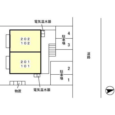 オレンジハウスの区画図