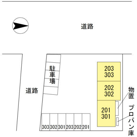 メゾン ルミナスの区画図