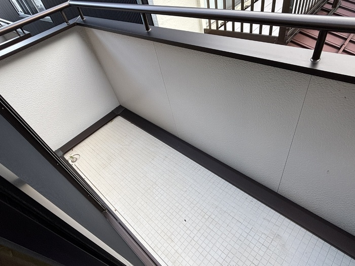 ヴィラルナ　C棟のバルコニー