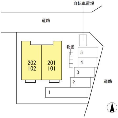 サン・ユリーノの区画図