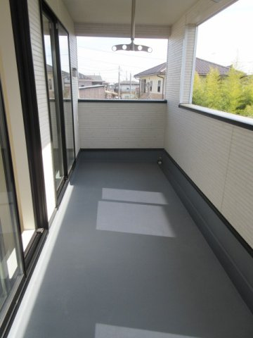 【仲介手数料無料】新築戸建　熊谷市原島1232-1（全1棟）のバルコニー