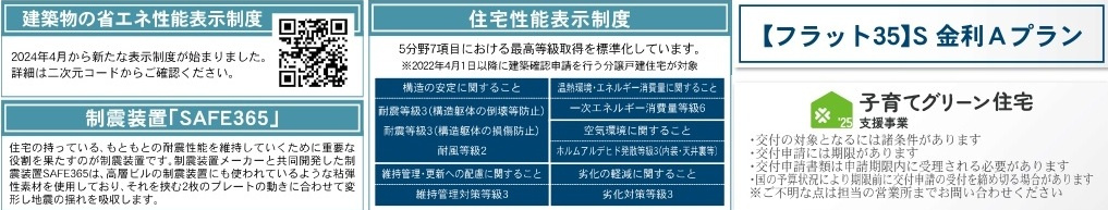 【仲介手数料無料】新築戸建　熊谷市原島1232-1（全1棟）の構造・工法・仕様