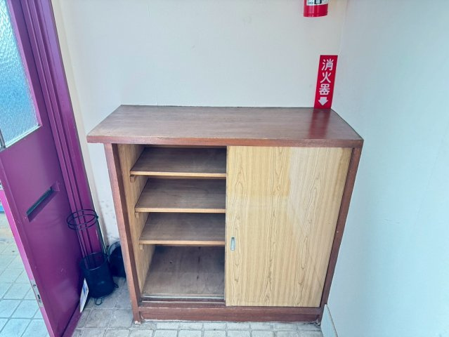 竹田マンションの玄関