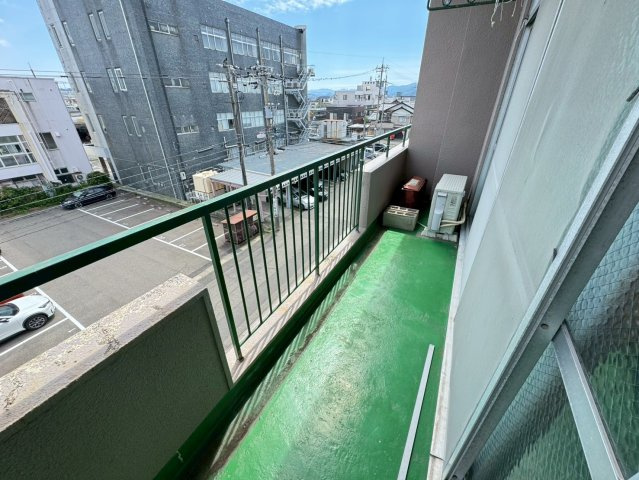 竹田マンションのバルコニー