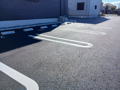 【駐車場】 | メゾングレーヌ勝原Ｂ | 駐車場です