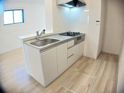 【キッチン】 | メゾングレーヌ勝原Ｂ | きれいなキッチンです