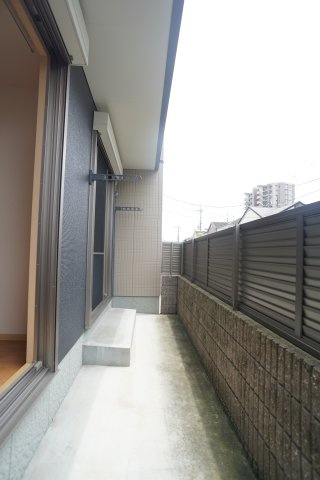 ラフィナートＣ棟のバルコニー