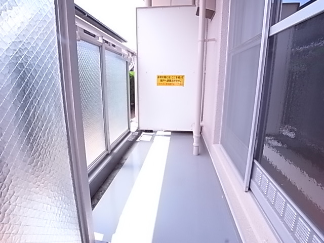 ランベール池北のバルコニー