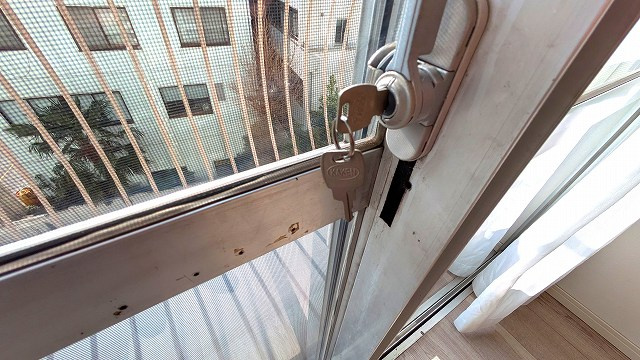 シャンボール大森のバルコニー