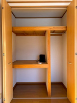 たっぷりとした収納スペースです