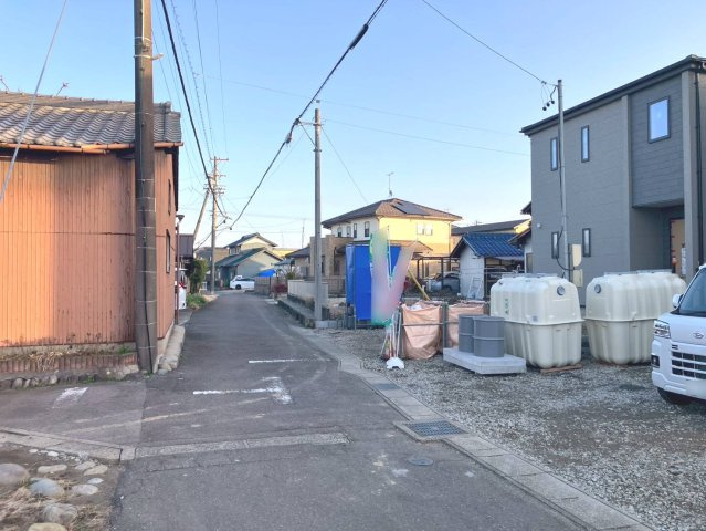 リーブルガーデン　江南市曽本町　全2区画分譲の前面道路含む現地写真|「現地（2026年1月21日）撮影」　
■前面道路　
■ヤマダ不動産　株式会社リライフ