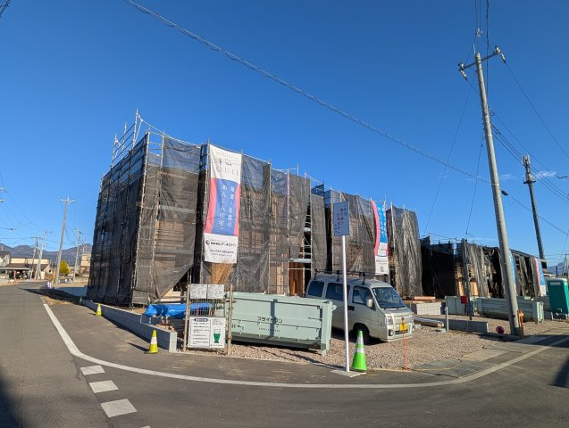 【前面道路含む現地写真】 | クレイドルガーデン高崎市箕郷町上芝第8ー④