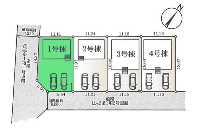 【区画図】 | クレイドルガーデン高崎市箕郷町上芝第8ー① | とりせんまで徒歩4分！お買い物便利な距離！