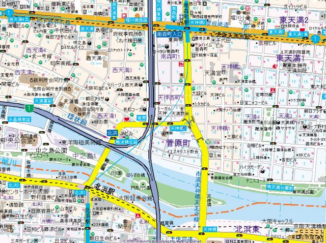 【地図】 | プレミアムコート天神橋