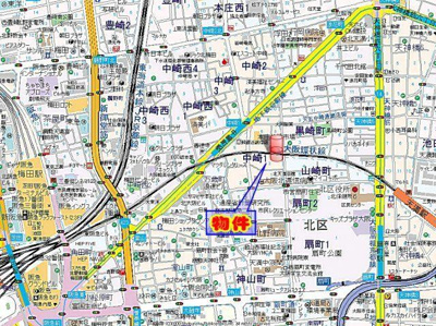 【地図】 | エステムプラザ梅田・中崎町