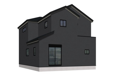 【外観パース】 | 大井戸町2期 | 【頭金0円、フルローン可能です♪】お支払期間も50年までOK。ピッタリな資金計画をご提案しますので、一緒に計画を建てて行きましょう♪複数の銀行からピッタリなパートナーをお探しします。