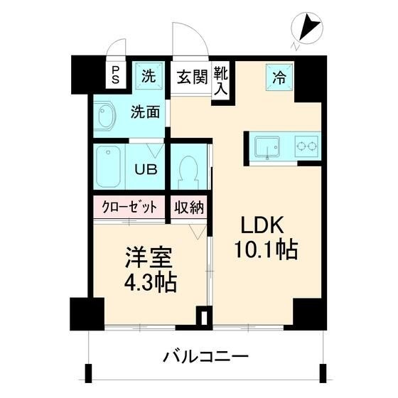 プレデパルク３の間取り|☆このお部屋は仲介手数料0.55ヶ月☆