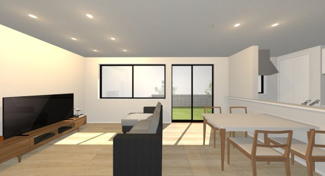 瀬戸東町3丁目　建築条件付き　売土地の完成予想図|プラン例　建物面積　78.67㎡（約23.80坪）建物価格　2,250万円　土地建物　3,580万円