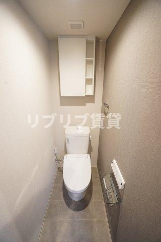 D-ROOM千葉中央のトイレ