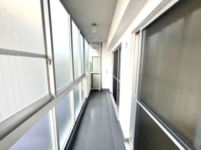 森南コーポのバルコニー