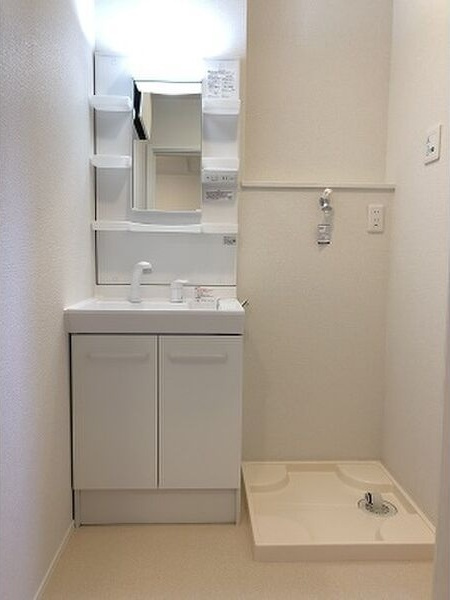 Bel Posto北上 A棟の洗面所