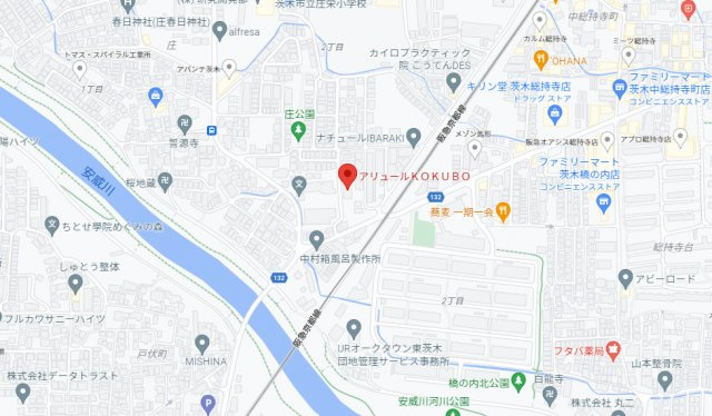 アリュールKOKUBOの地図