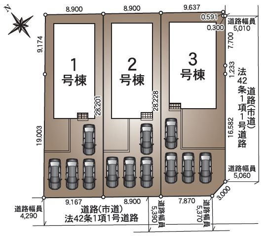 都城市都北町の新築一戸建の間取り