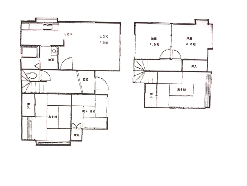 紀の川市桃山町最上・中古戸建・116396の間取り