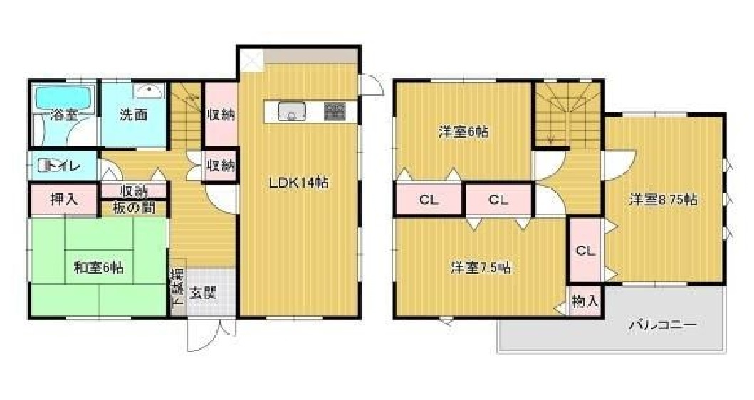 岩出市荊本・中古戸建・116369の間取り