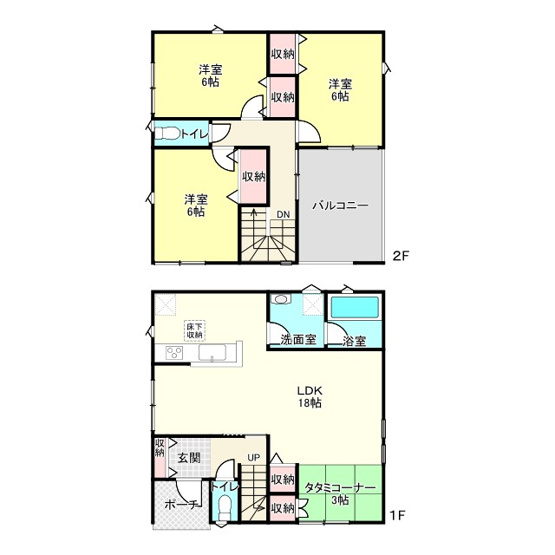 【間取り】 | たつの市新宮町井野原第3/全2棟