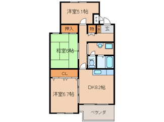 【間取り】 | サンハイツ石田