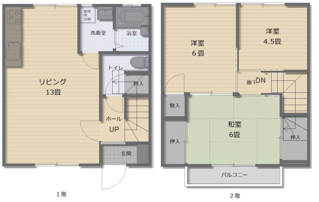 プレステージ小原の間取り
