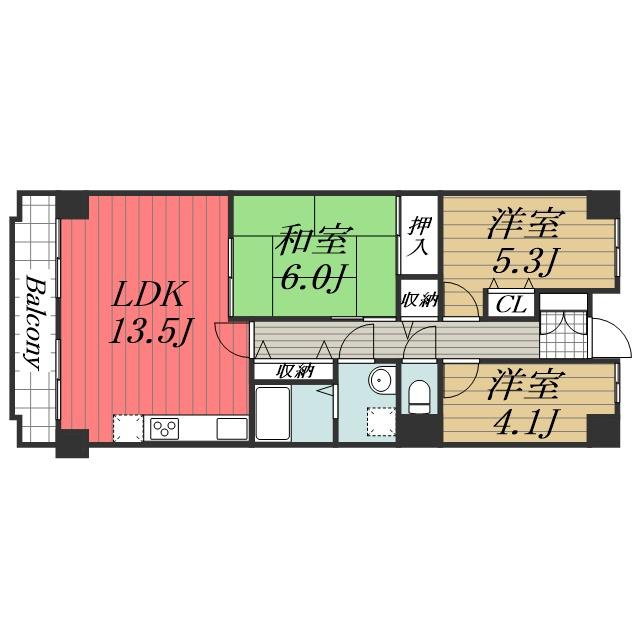 【間取り】 | フローラ稲毛