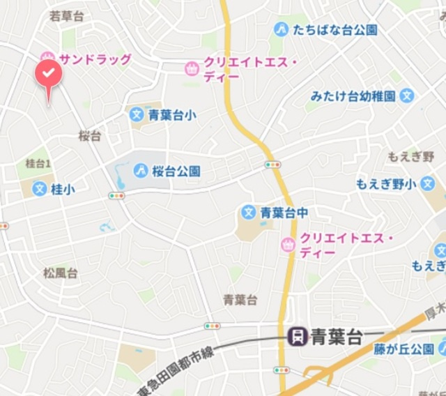 サン桂台の地図
