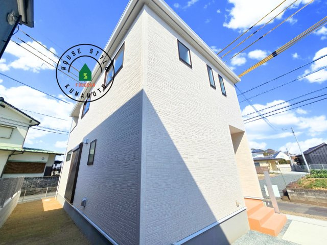 熊本市西区上代3丁目第1-4棟（1号棟）の外観|デザイン性のある外観です。