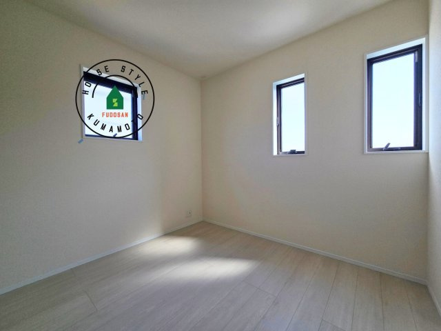 熊本市西区上代3丁目第1-4棟（1号棟）の和室|将来的に、琉球畳を引きまして和室風にすることも可能です。