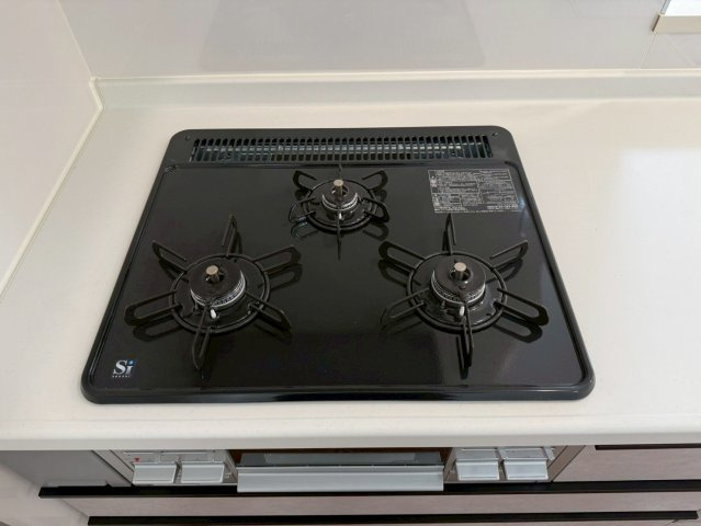 川口市芝宮根町　新築一戸建て　A号棟のキッチン|きれいなキッチンです