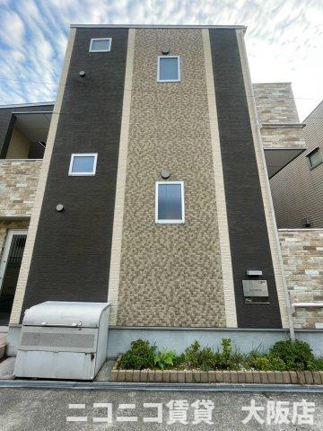 大阪市西淀川区姫里１丁目のアパートの外観