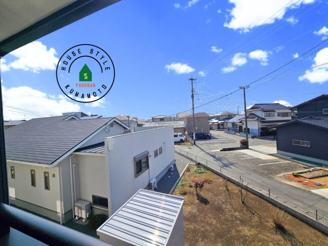 熊本市西区上代3丁目第1-4棟（2号棟）の展望|眺望や窓からの景色が良いと、家で過ごす時間も快適です。