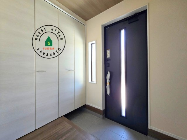 熊本市西区上代3丁目第1-4棟（2号棟）の防犯設備|二重ロックでしっかり防犯対策ができます。