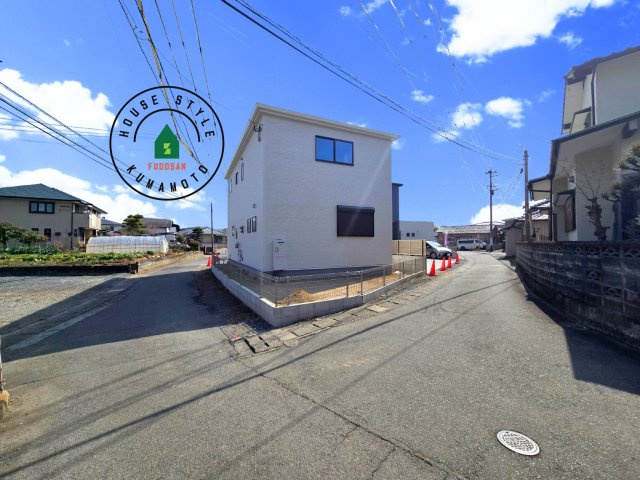 熊本市西区上代3丁目第1-4棟（2号棟）の前面道路含む現地写真|見学の時間などお気軽にお問い合わせ下さい。